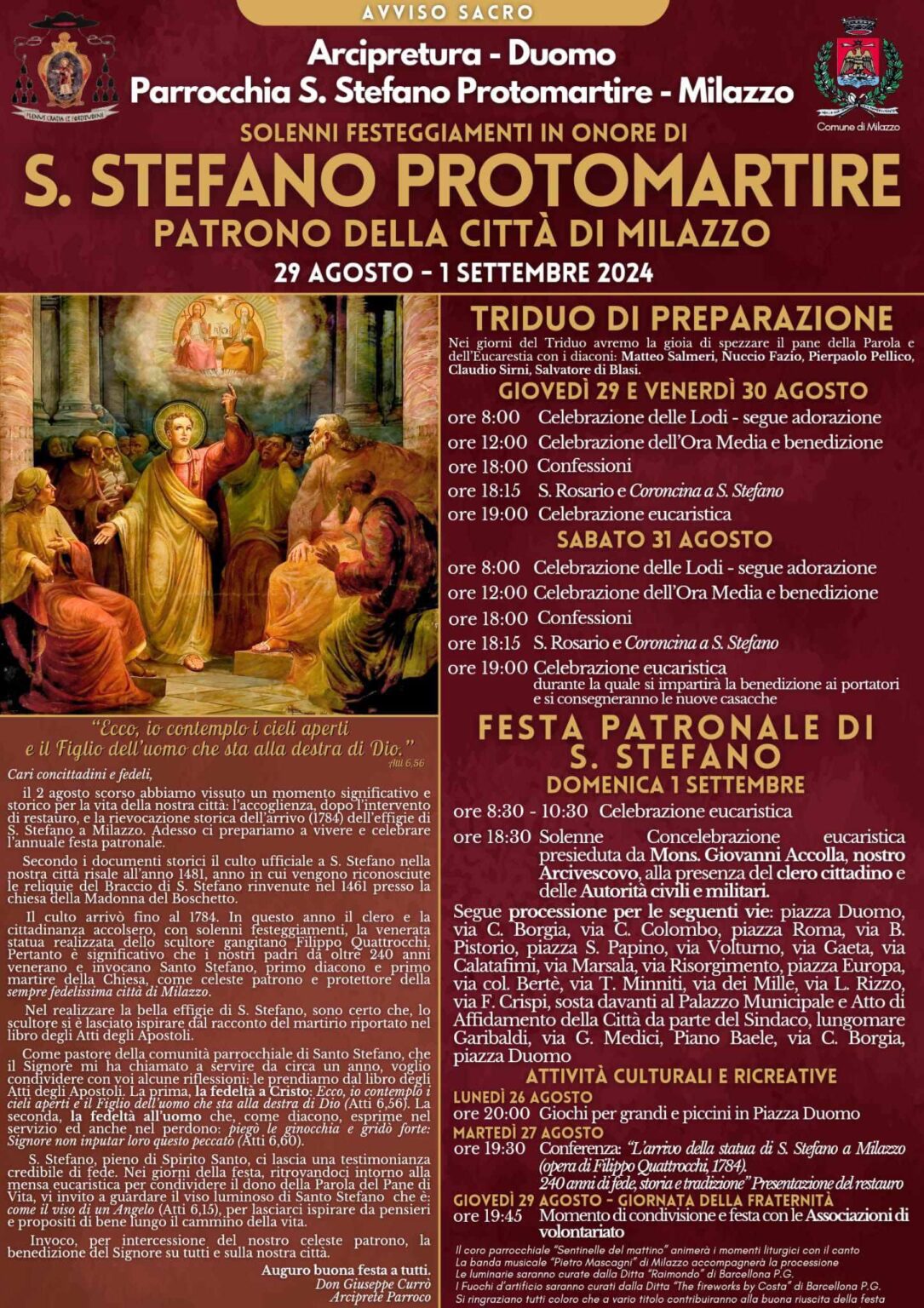 Festa di Santo Stefano 2024