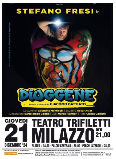 Spettacolo “Dioggene” con Stefan Fresi